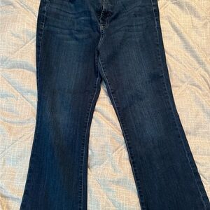 Seven7 Dark Blue Flare Jeans